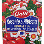 Rosehip & Hibiscus Herbal Tea from Galil