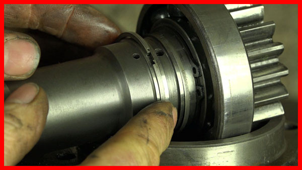 replacing multi-power snap ring shaft seals