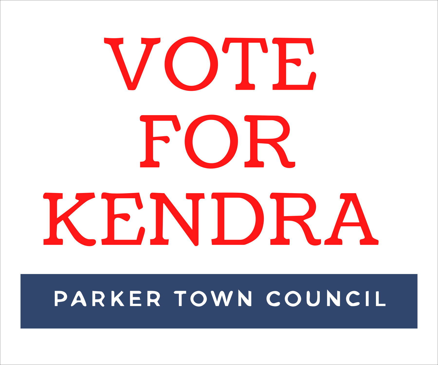Committee To Elect Kendra Sindelman For Parker Town Council logo