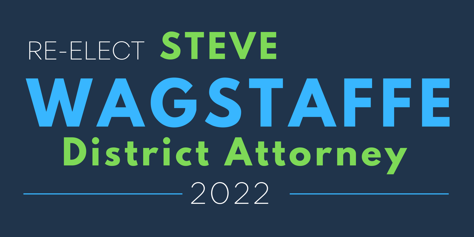 Steve Wagstaffe for District Attorney 2022 logo