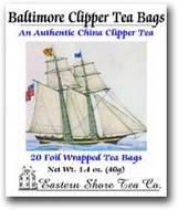 Baltimore Clipper Tea Bags from Eastern Shore Tea Company