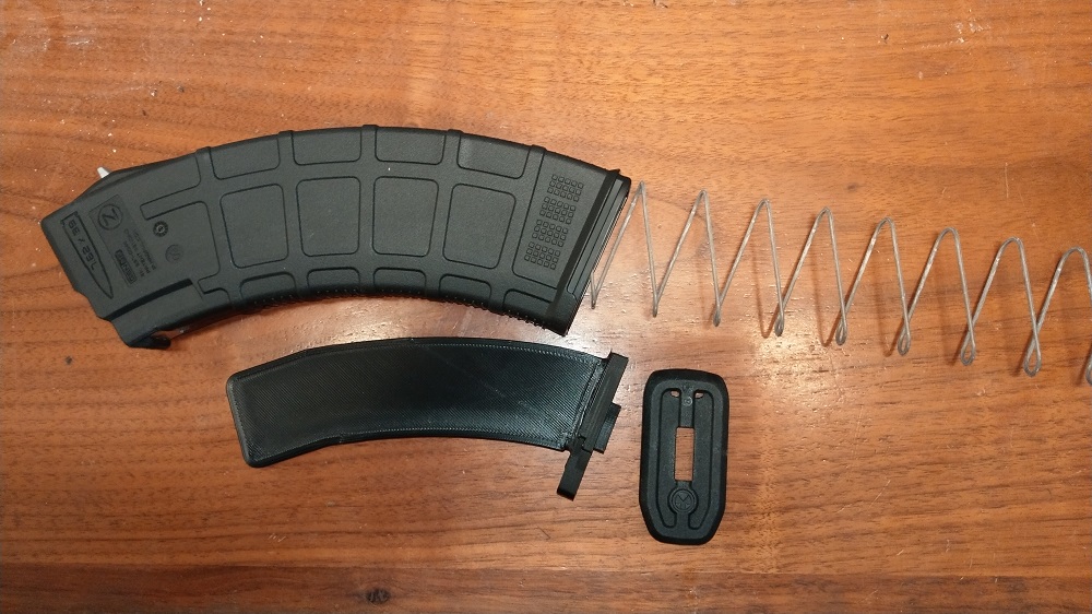 PMAG 10/30 AK Gen 3 Blocked 10rd 7.62x39mm Mag Black Poly CA,CT,MA,MD