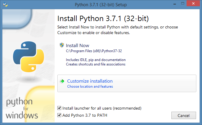 Python for windows