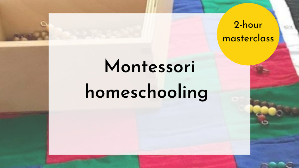 Product image for Montessori homeschooling