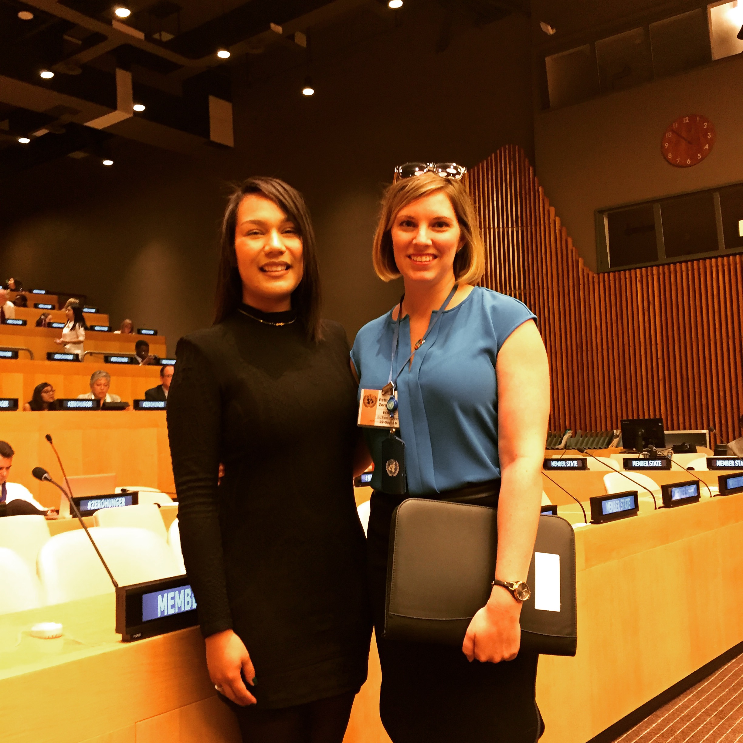 With Ashley Baxstrom, Policy Advisor at the United Nations