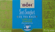 Lime and Ginger flavoured tea from BOH