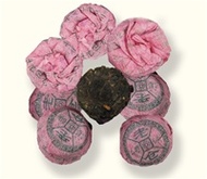 Sticky Rice Scented Mini Puerh Tuocha from Jasmine Pearl Tea Company
