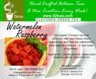 Watermelon Raspberry Green Tea from 52teas