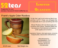 Frank's Apple Cider Rooibos from 52teas