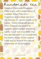 Roasted Chocolate Pineapple Mate from Handmade Tea