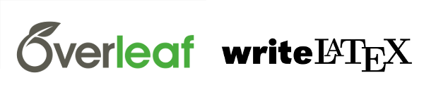 Overleaf writeLaTeX logos