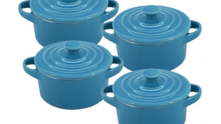 Cook by Woman's Weekly Mini Casseroles Set of 4 in Blue