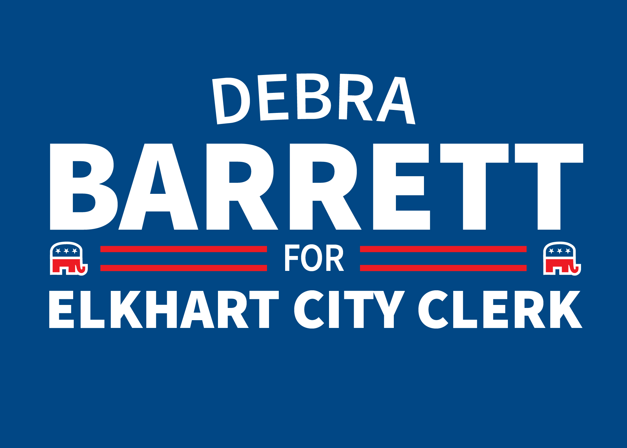 Debra Barret for City Clerk logo