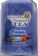 Soothing Chamomile with Pomegranate from Mount of Olives Treasures Tea
