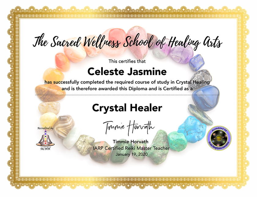 Crystal Healing Certification The Sacred Wellness School of Healing