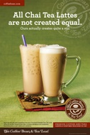 chai tea latte from The Coffee Bean & Tea Leaf