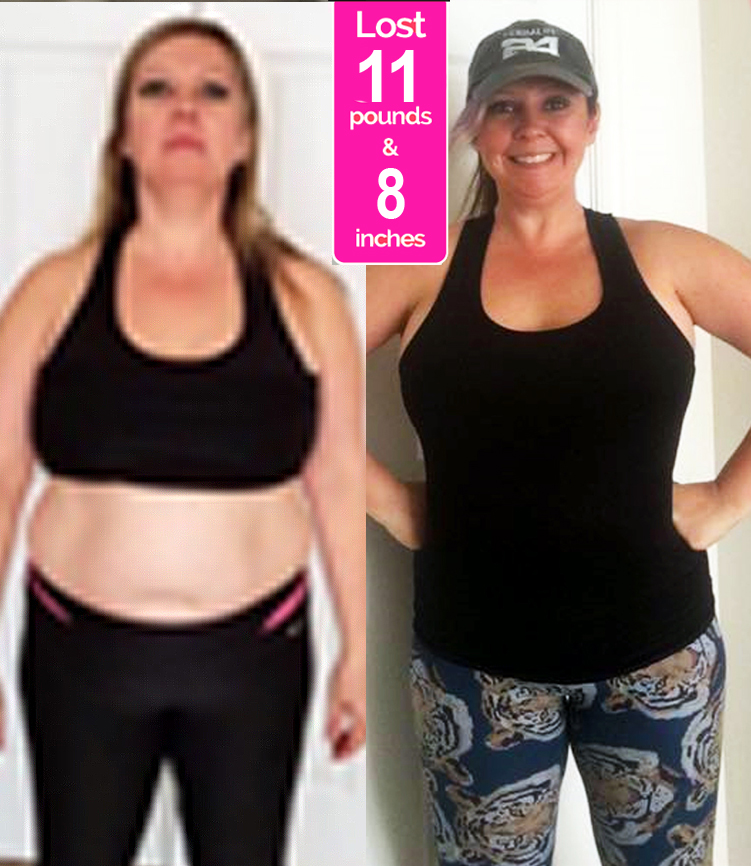 Kelli Before & After Pics - Janis Saffell 4 Week Fat Blaster