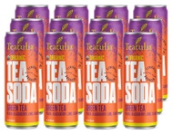 Green Tea Soda (Peach, Blackberry, Lime, Cilantro) from Teatulia Teas