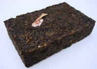 90's MengHai Brick, Uncooked and Unwrapped from Hou De Asian Art & Fine Teas