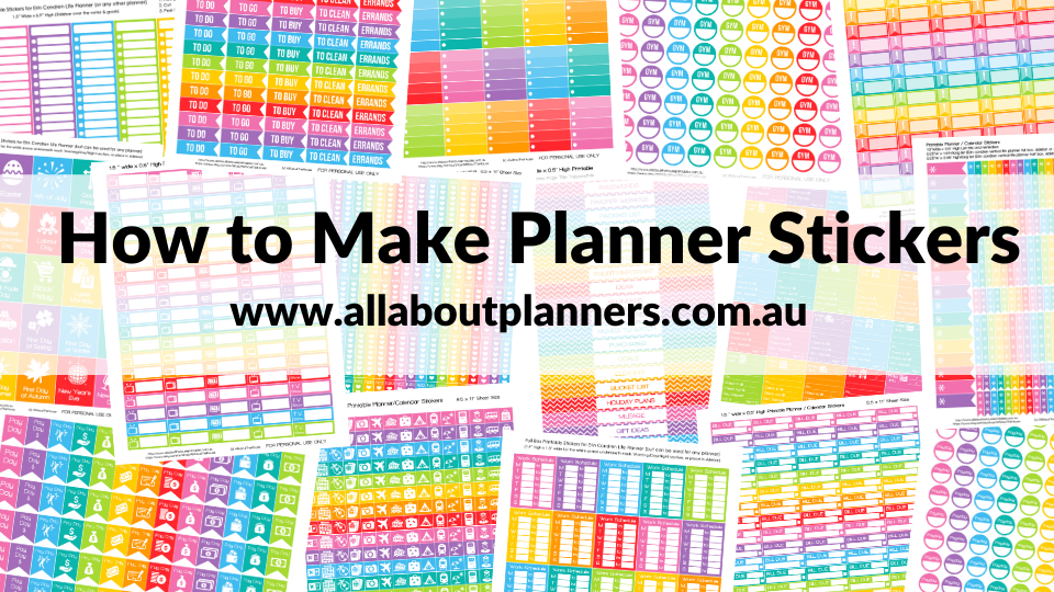 Flags mini Planner Stickers Reminder Flags Colorful boxes