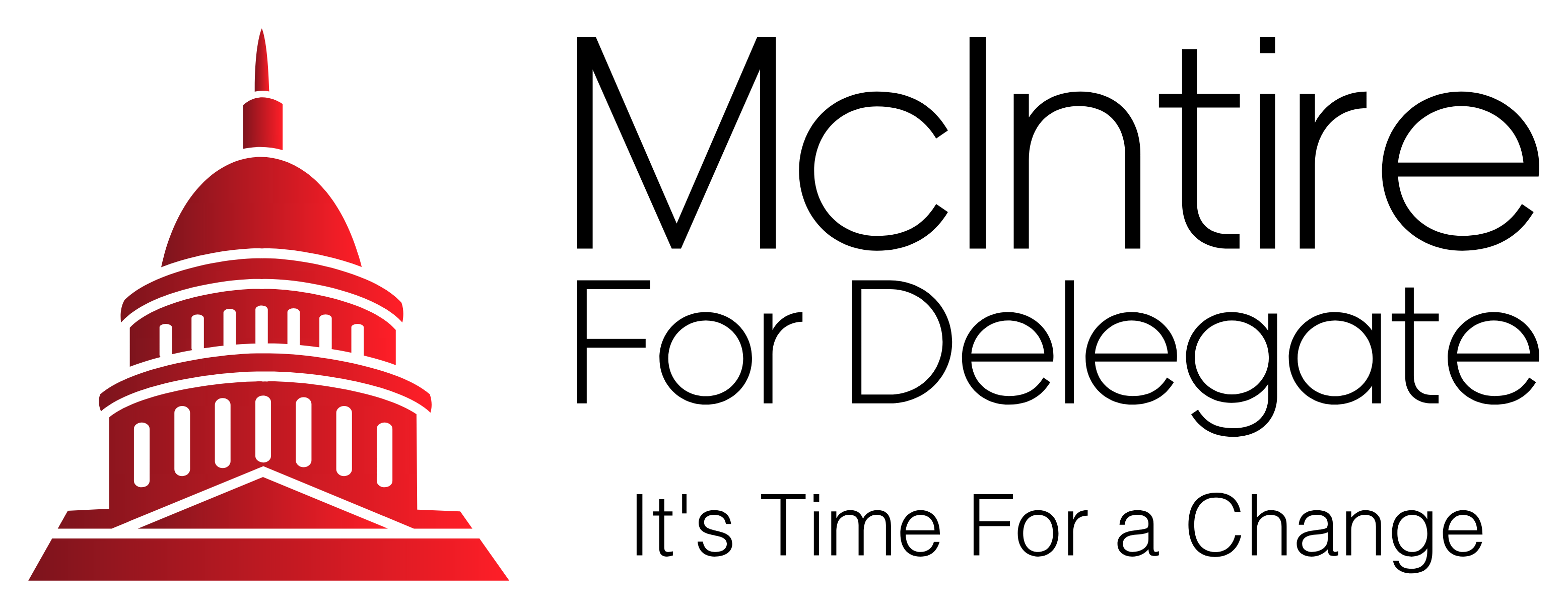 McIntire for Delegate 2020 logo