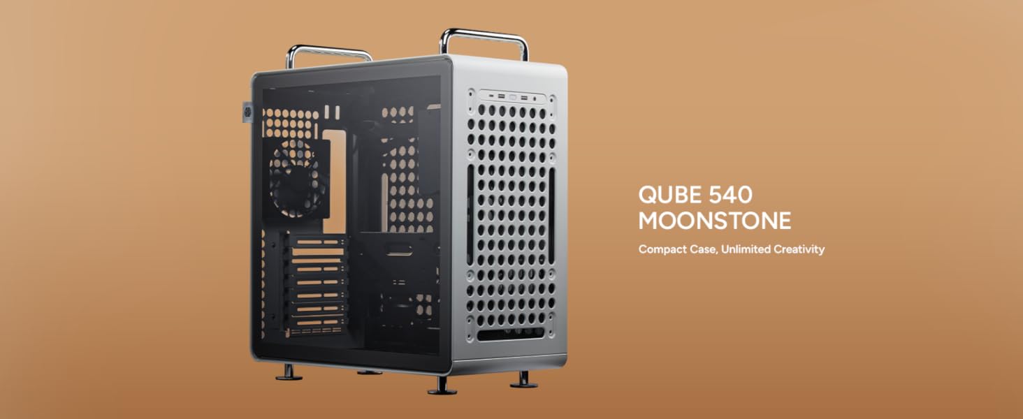 Jual Cooler Master Casing Pc Qube 540 Moonstone Atx Mid Tower