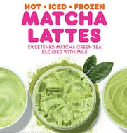 Iced Matcha Latte from Dunkin Donuts