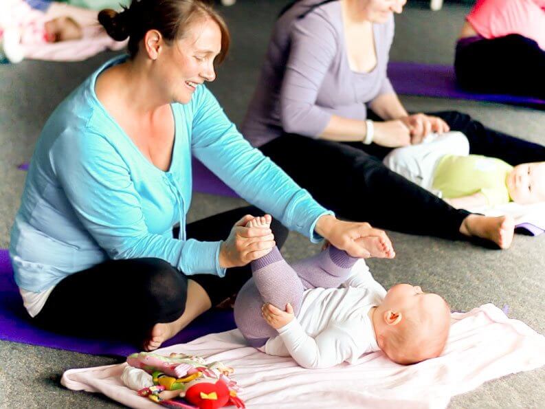 Click image of mum and baby yoga class for more details