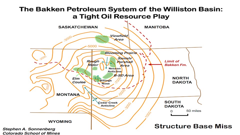 Bakken of the Williston Basin  Knowledgette