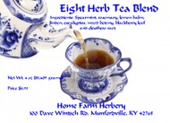 Eight Herb Tea Blend from Home Farm Herbery