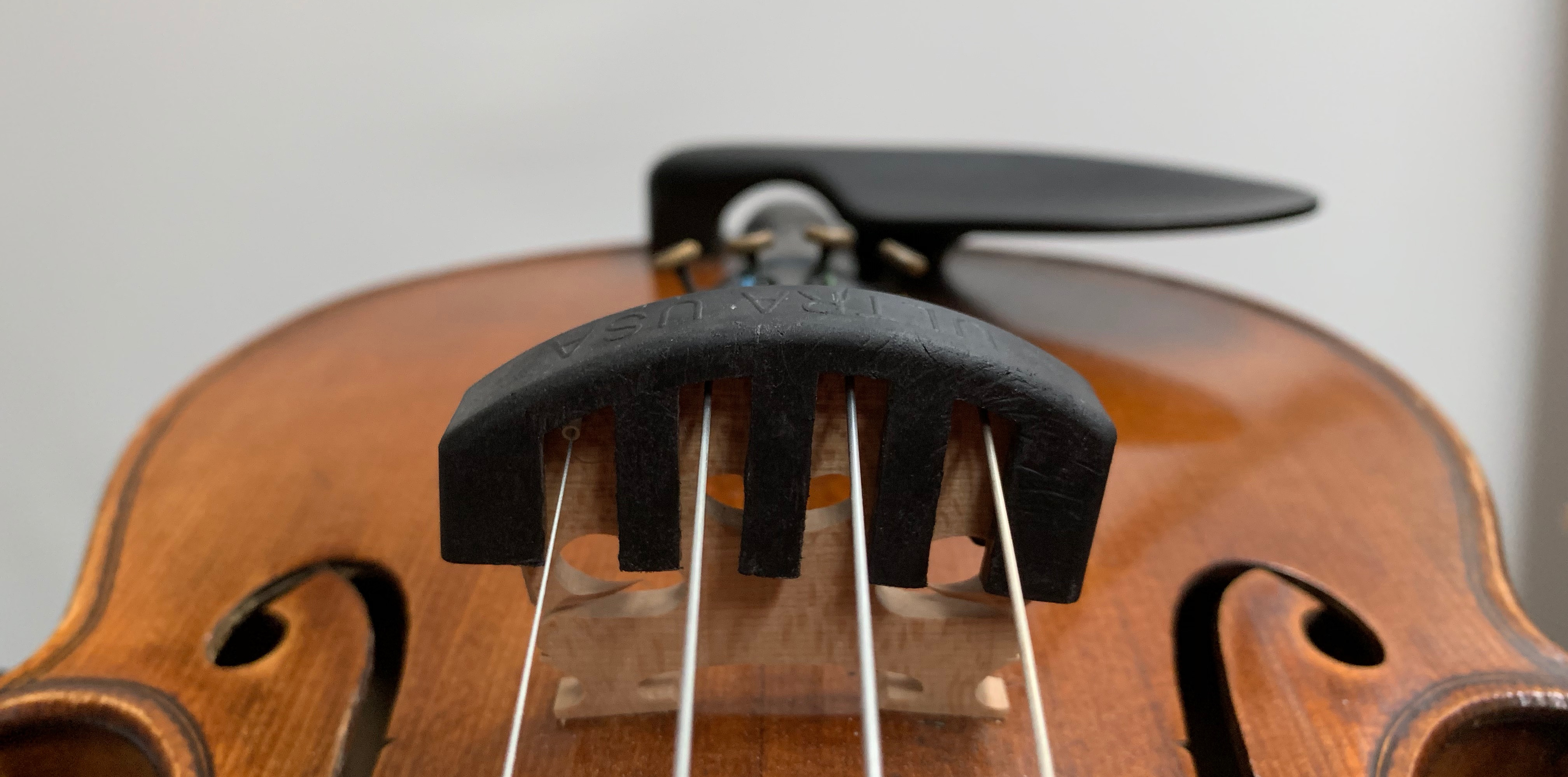 1 pièce de violon acoustique en caoutchouc muet violon silencieux pour  outils de violon Sourdine noir