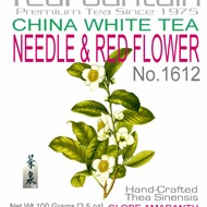 Needle & Red Flower China White Flower Tea Balls from TeaFountain