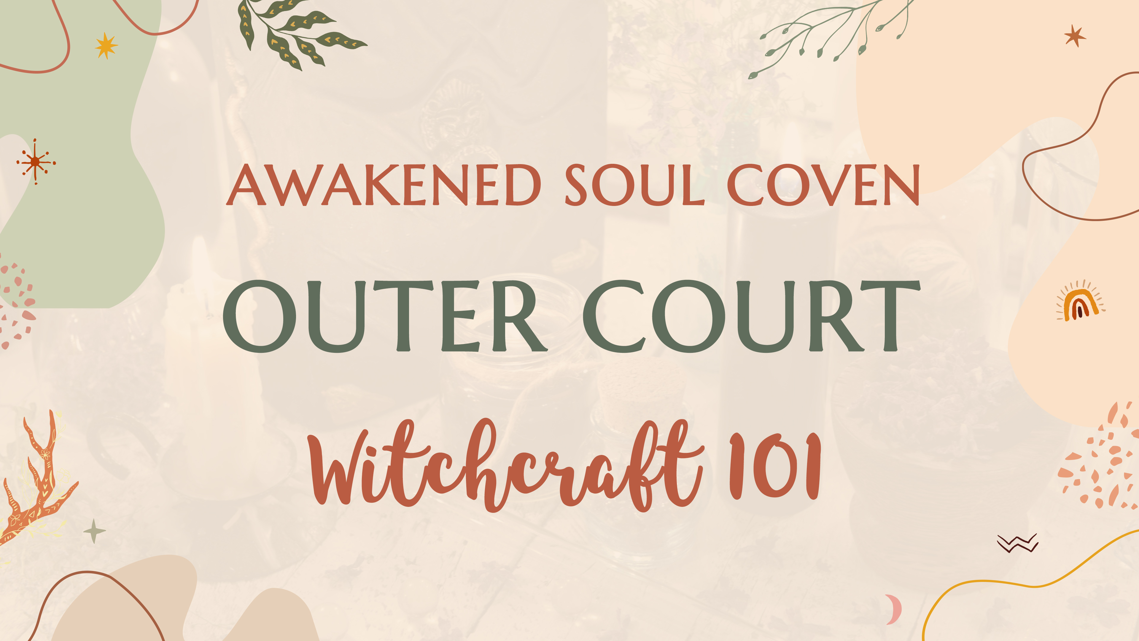 Product image for Free Witchcraft 101 Sessions - 2024