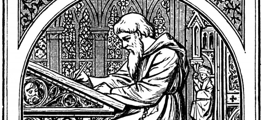 Medieval writing desk