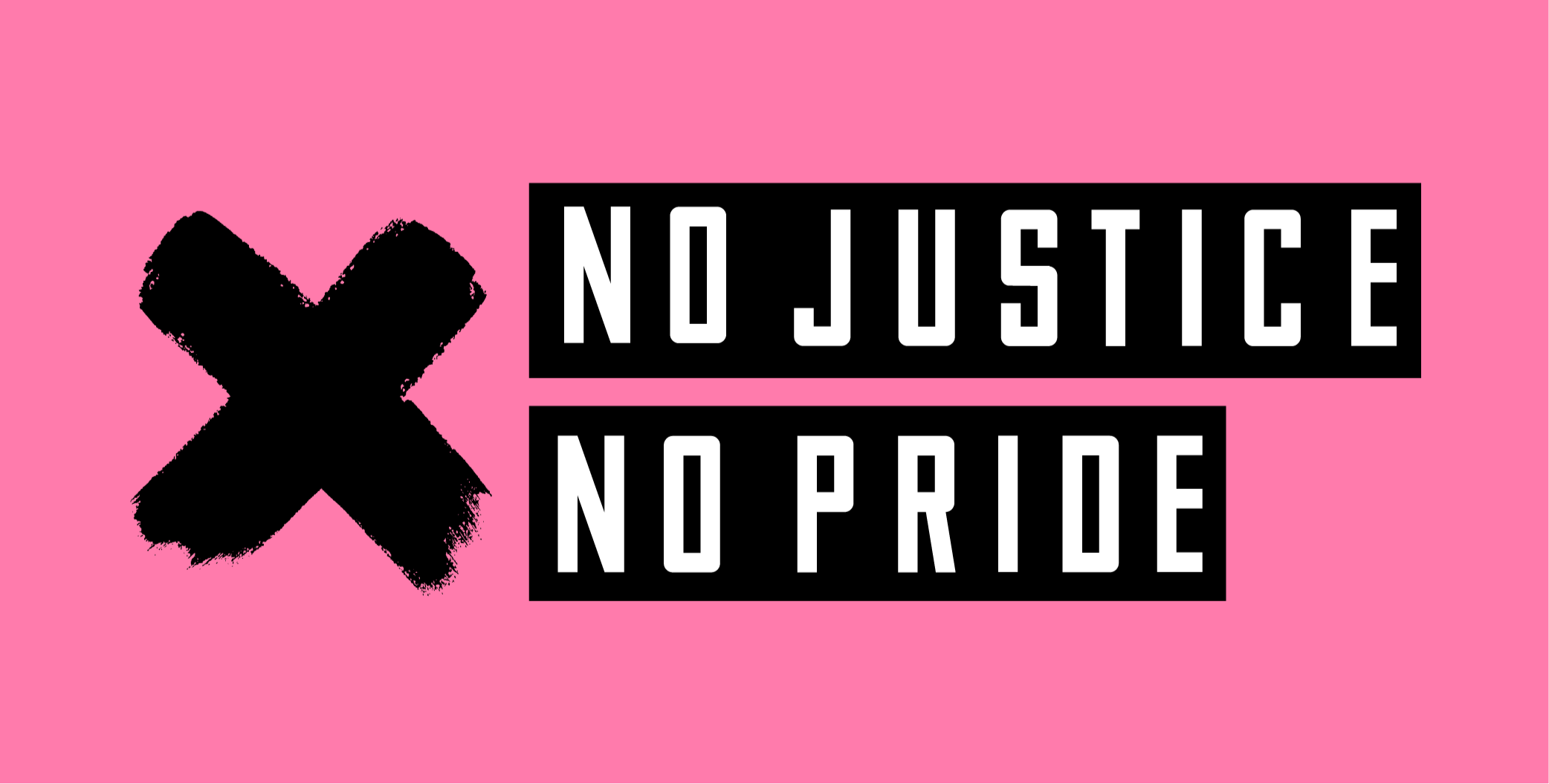 No Justice No Pride logo