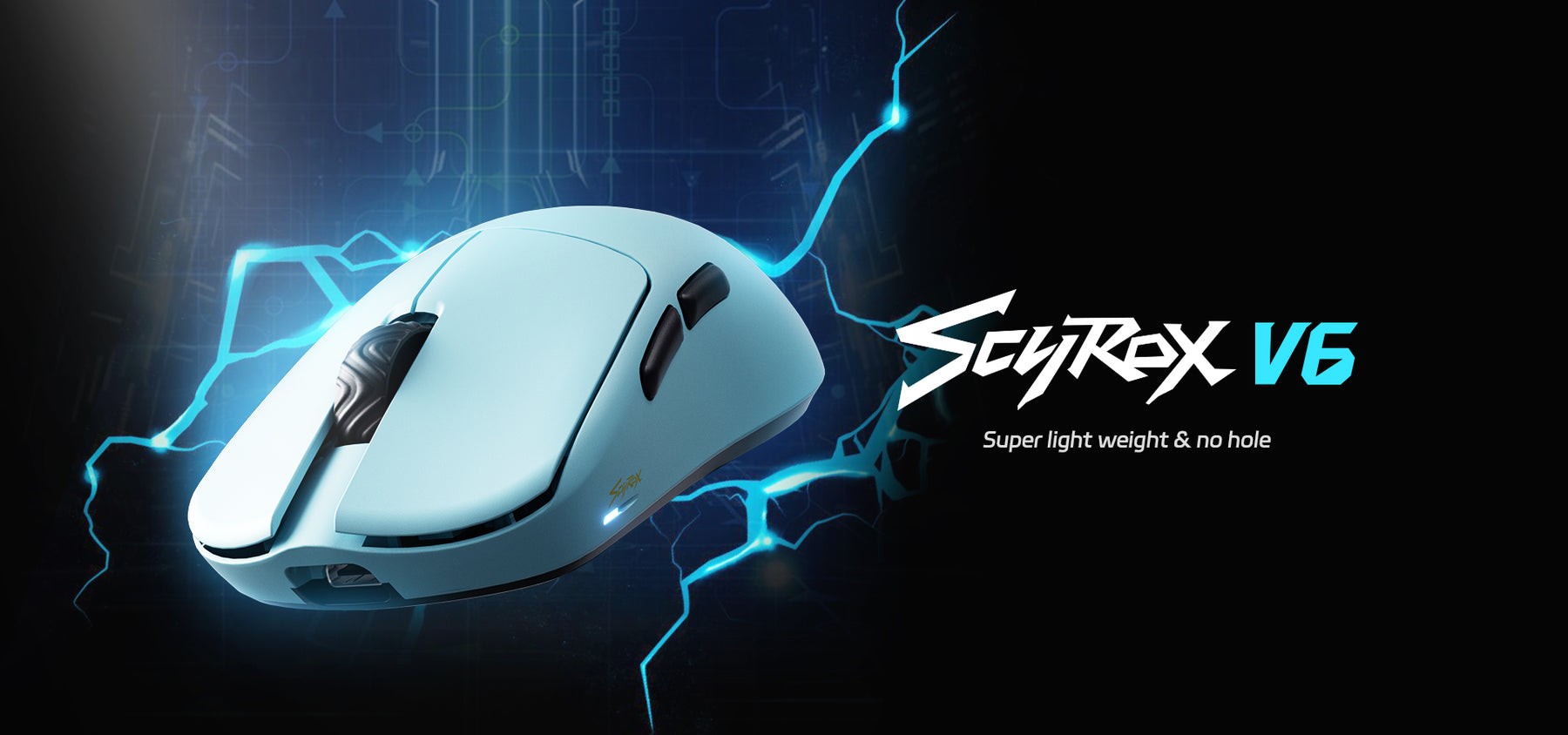 Scyrox V6 Gaming Mouse - White - Micro Center