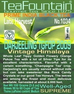 Darjeeling Vintage Himalaya TGFOP from TeaFountain