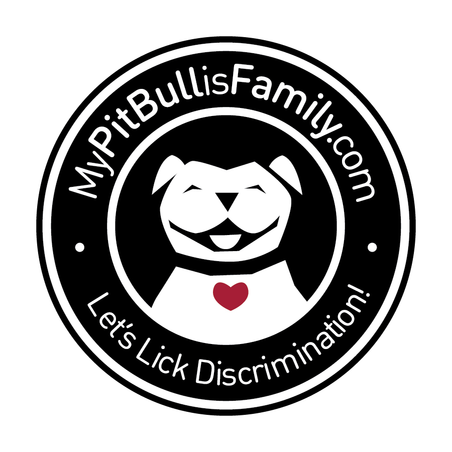 My Pit Bull is Family logo