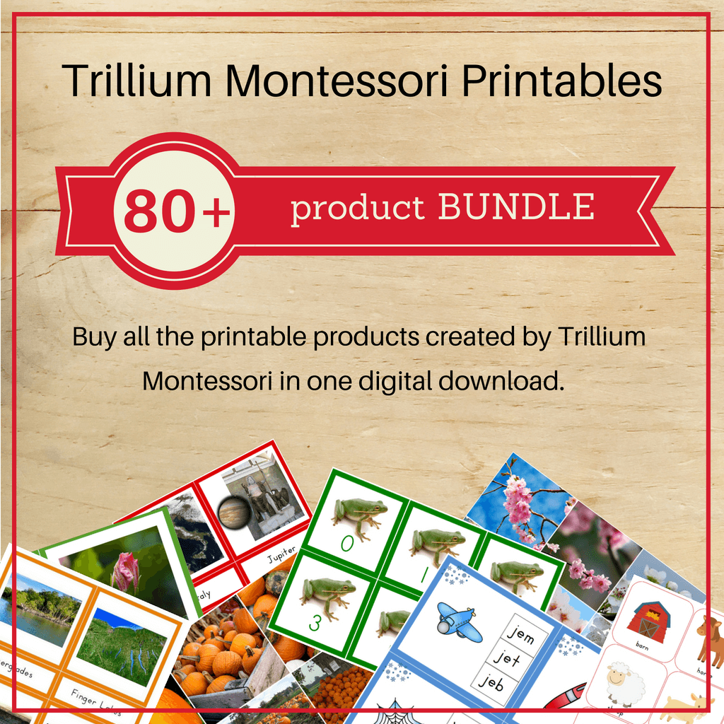 Trillium Montessori Printables Trillium Montessori Courses