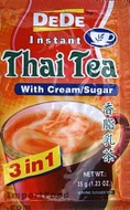 Thai Tea Powder Ready Mixed from DeDe