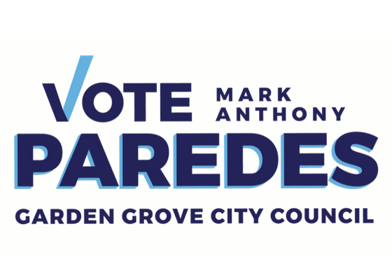 Mark Anthony Paredes for Garden Grove City Council 2018 logo