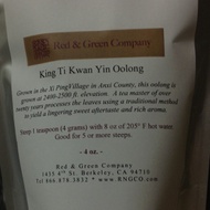King Ti Kwan Yin Oolong - Red and Green Company from Teance Fine Teas