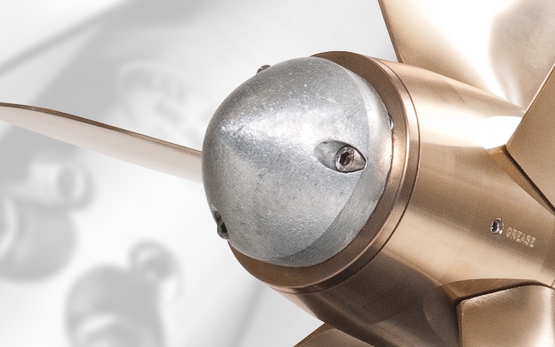 Protect your Max-Prop with a zinc anode.