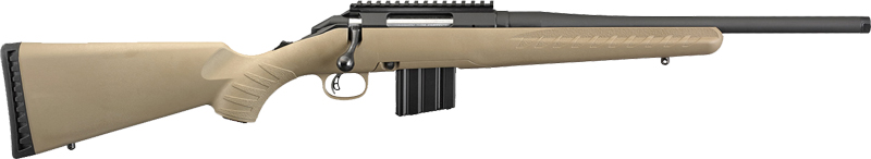 Ruger 36926 American Ranch 6.5 Grendel  10+1 16.10" Threaded  Barrel, Matte Black Alloy Steel, Flat