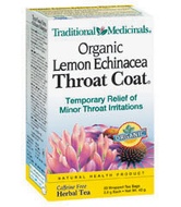 Organic Lemon Echinacea Throat Coat from Traditional Medicinals