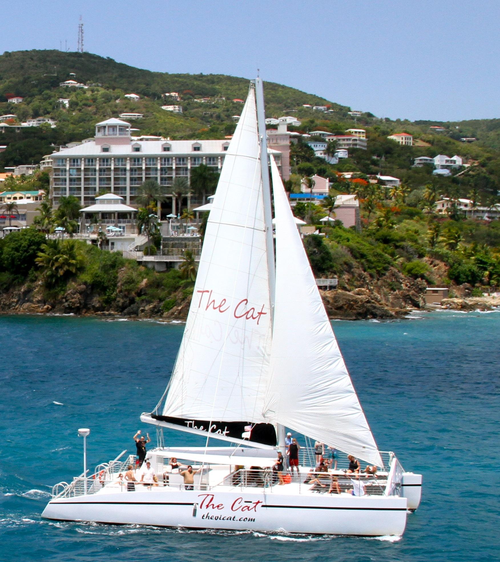 Turtle Cove Catamaran Snorkel & Sail Adventure at Little Buck Island St. Thomas photo 1
