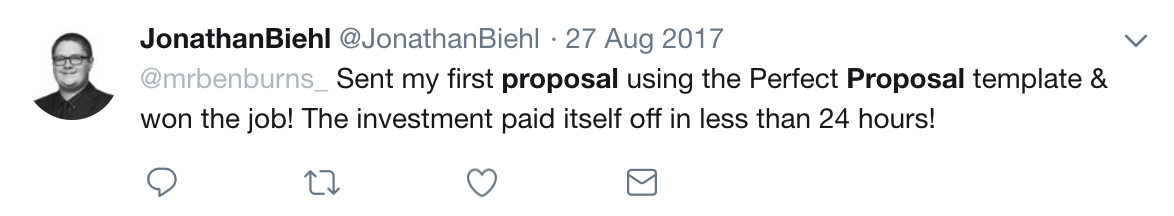 The Perfect Proposal Tweet