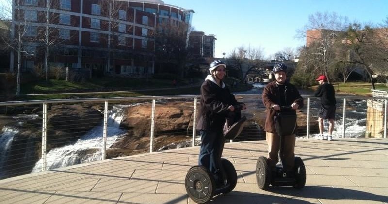 2 Hour Historic West End & Falls Park Segway Tour