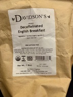Organic Decaffeinated English Breakfast from Davidson's Organics