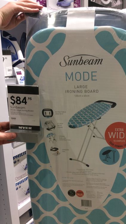 Sunbeam mode Large ironing board